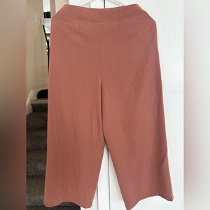 Windsor Terracotta Wide-Leg Pants